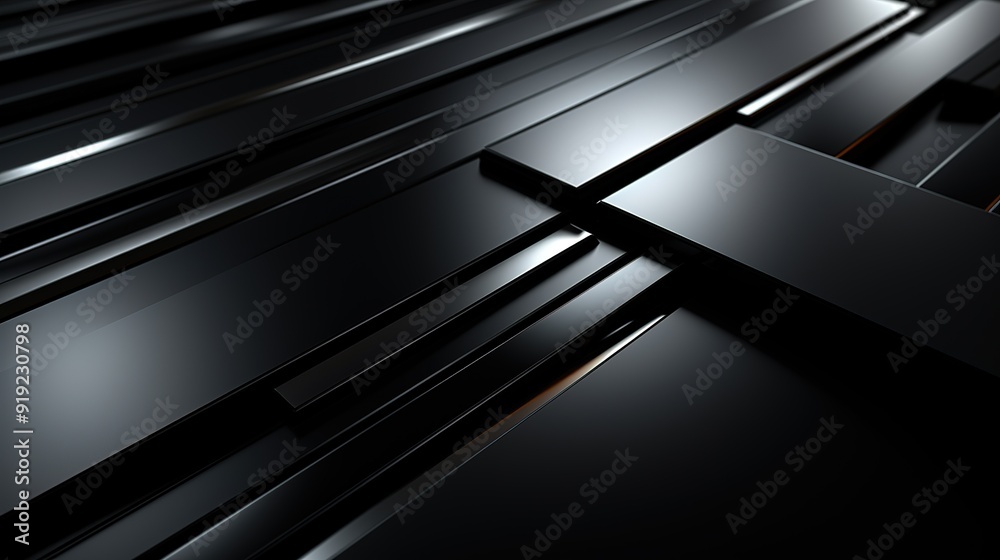 Abstract black and silver geometric background. Abstract black and silver geometric background.