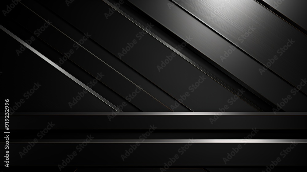 Abstract black and white background with diagonal stripes and thin lines. Abstract black and white background with diagonal stripes and thin lines.