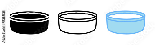 Set of Water dipper cartoon doodle, Vector, Illustration.