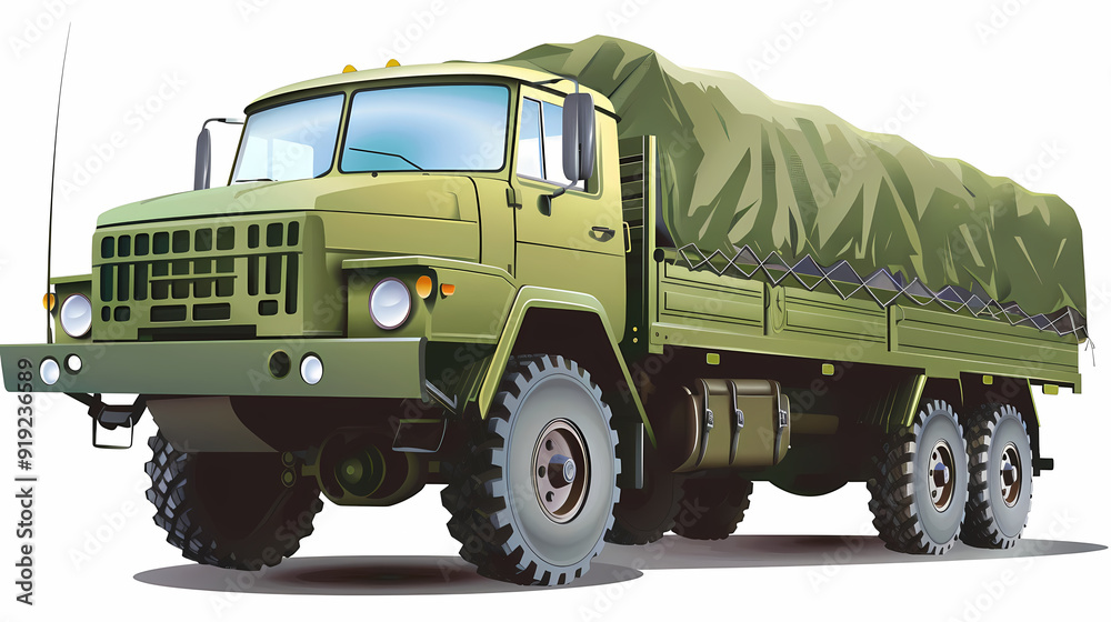 Ftat truck isolated on white background vector image Ftat truck isolated on white background vector image