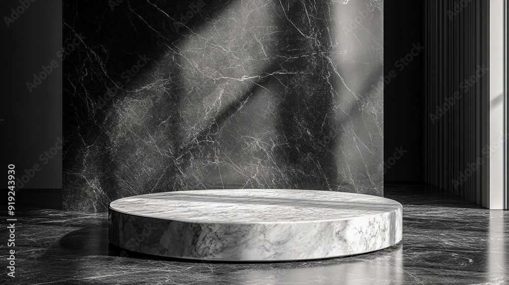 Obraz premium 3d luxury podium for your product. Generative AI