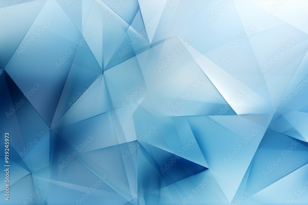 Abstract Geometric Background with Light Blue and White Triangles Abstract Geometric Background with Light Blue and White Triangles