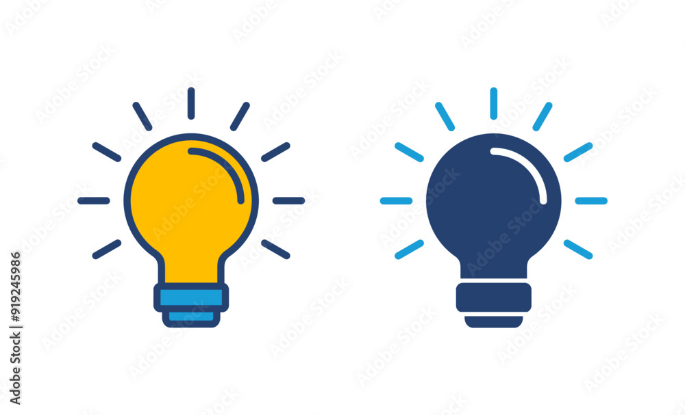 Lamp icon vector. Light bulb icon vector. idea symbol. Lamp icon vector. Light bulb icon vector. idea symbol.