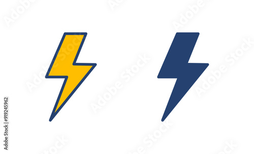 Free Download Lightning icon vector. electric icon vector. power icon. energy sign - GFXLoad