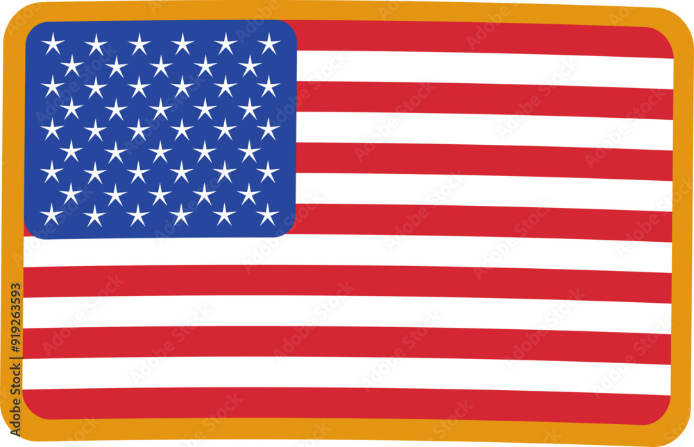 Naklejka premium Military insignia icon. Veteran day symbol. Flat style.