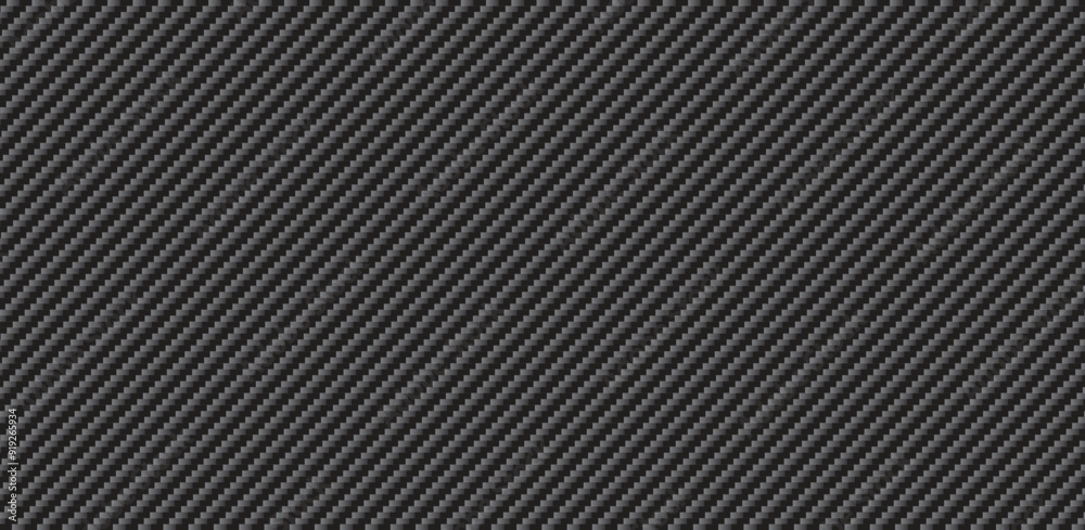 Seamless pattern in the form of carbon fiber texture, black background.