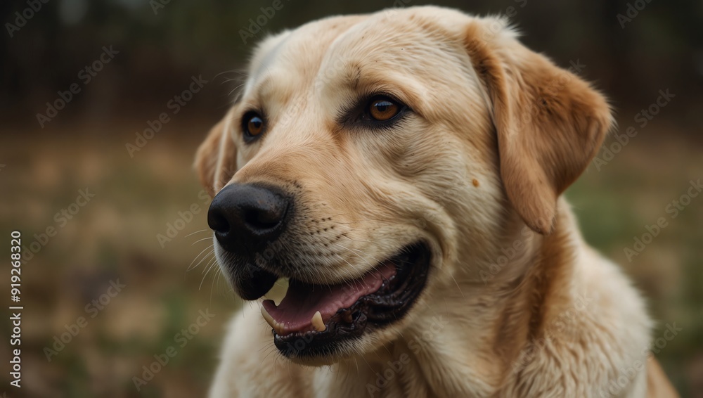 portrait of golden retriever portrait of golden retriever