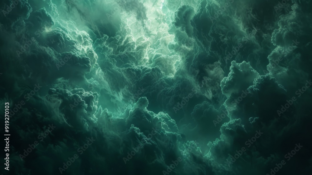 Dark storm clouds swirling in the sky during twilight Dark storm clouds swirling in the sky during twilight
