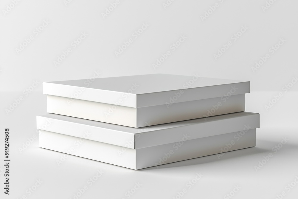 Paper Box Mockup A4 on isolated background created with Generative AI Paper Box Mockup A4 on isolated background created with Generative AI
