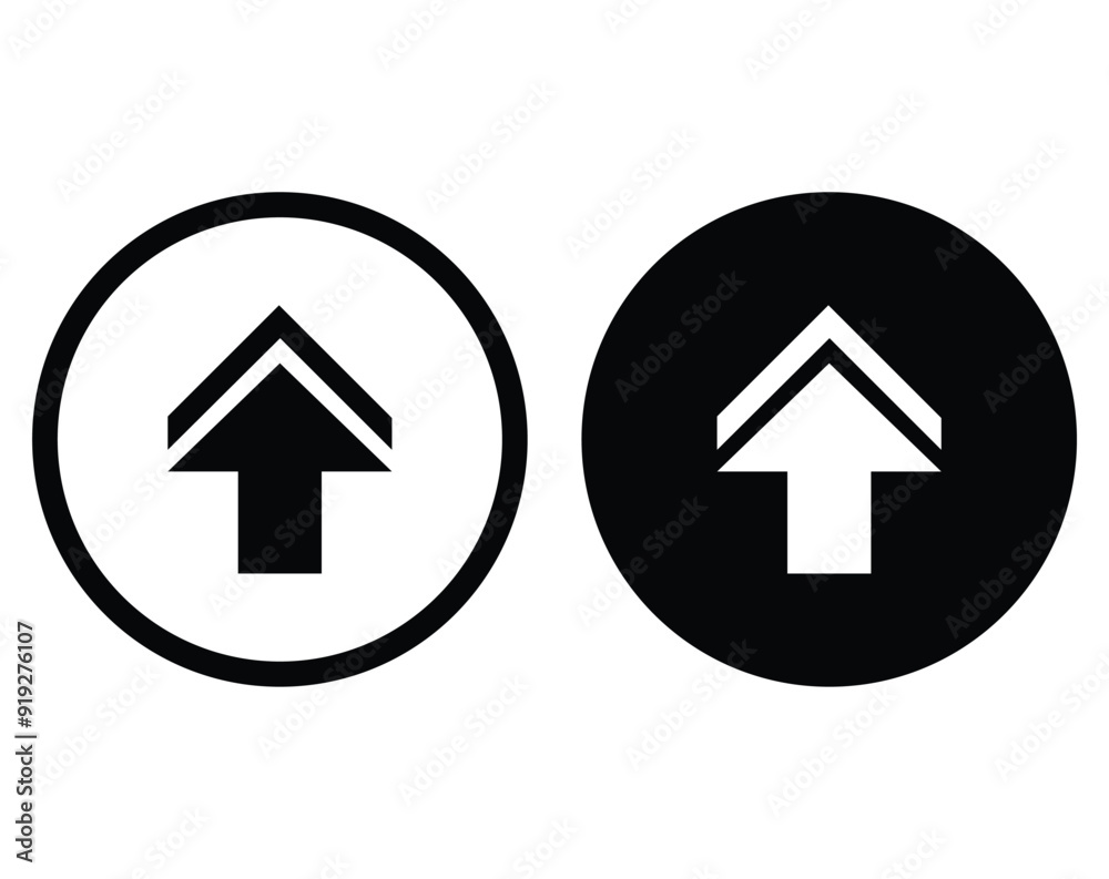 Swipe Up Sign Vector Symbol Export and Send Concept Isolated Swipe Up Sign Vector Symbol Export and Send Concept Isolated