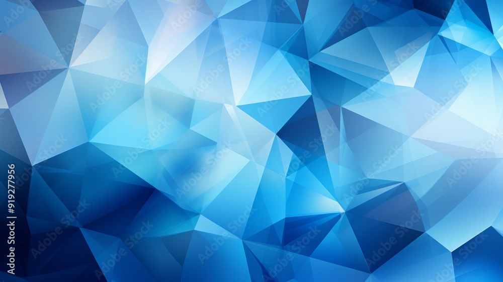 Abstract Blue Geometric Pattern Abstract Blue Geometric Pattern