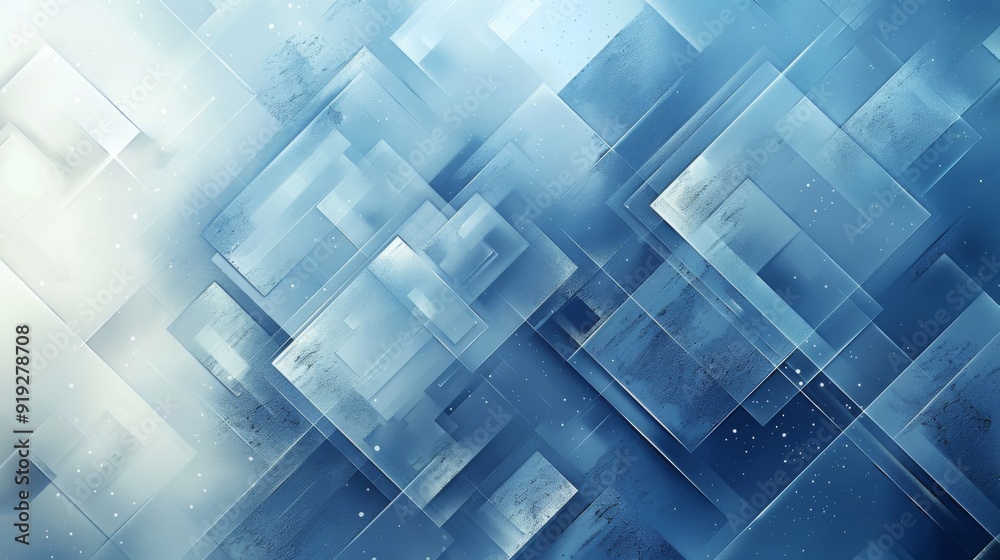 Abstract Geometric Pattern in Blue Tones Abstract Geometric Pattern in Blue Tones