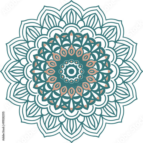 A colorful mandala design 