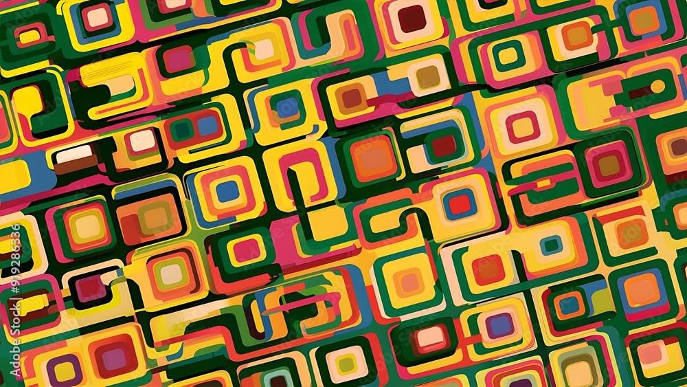 Abstract colorful square wallpaper background. Abstract colorful square wallpaper background.