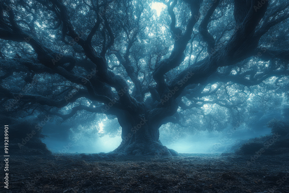 Ancient trees standing tall as Forest Sentinels, their gnarled branches forming a protective canopy over the woodland below, Ancient trees standing tall as Forest Sentinels, their gnarled branches forming a protective canopy over the woodland below,