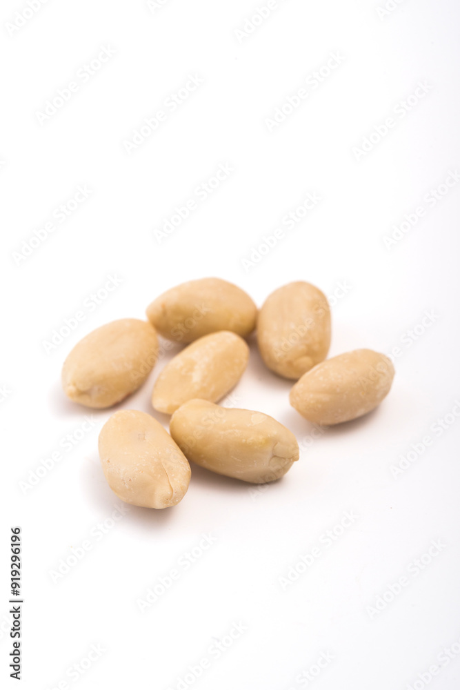 Cashew nuts on white background. Close up. Isolated. Cashew nuts on white background. Close up. Isolated.
