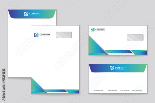 Professional envelope template for your business