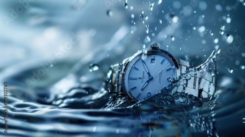 Luxury beautiful waterproof watch