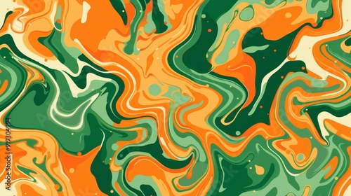 Wallpaper Mural Dark Green and White abstract background Torontodigital.ca