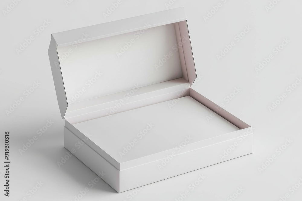 Paper Box Mockup A4 on isolated background created with Generative AI Paper Box Mockup A4 on isolated background created with Generative AI