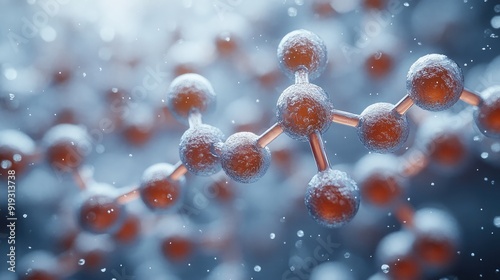 Molecular Structure of Citrulline Resembling an Amino Acid in a Scientific Presentation photo