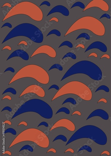 seamless pattern with waves