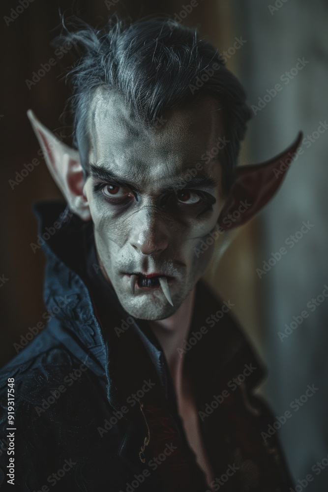Portrait on vampire from mythology Portrait on vampire from mythology