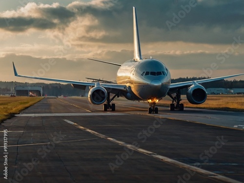 airplane at the airport