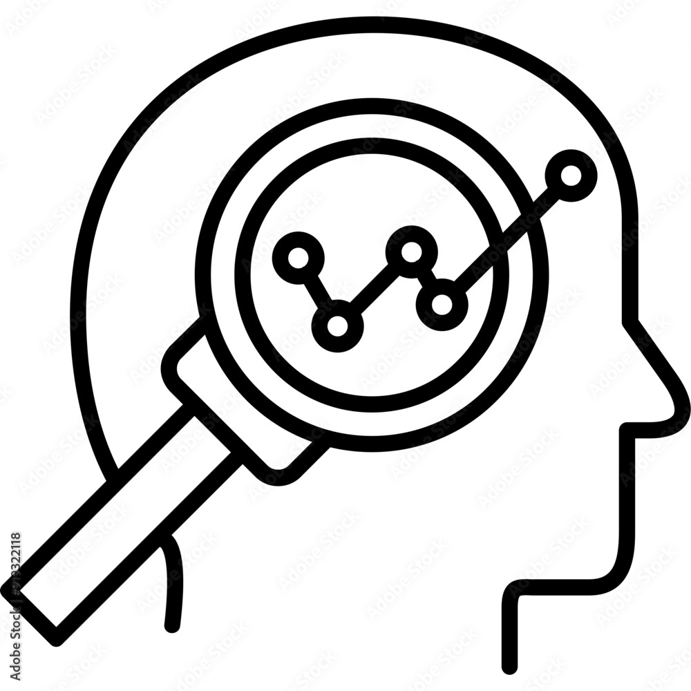 Behavioral Analysis Icon Behavioral Analysis Icon