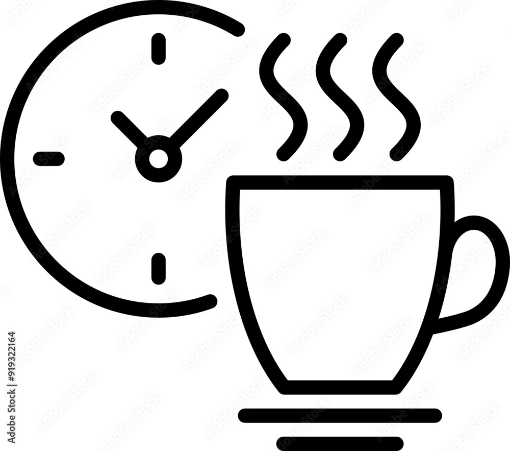 Cup icon. Workspace symbol. Linear style. Cup icon. Workspace symbol. Linear style.