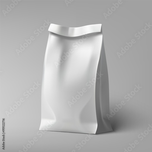 Vertical Stand Bag Mockup For Bulk Products