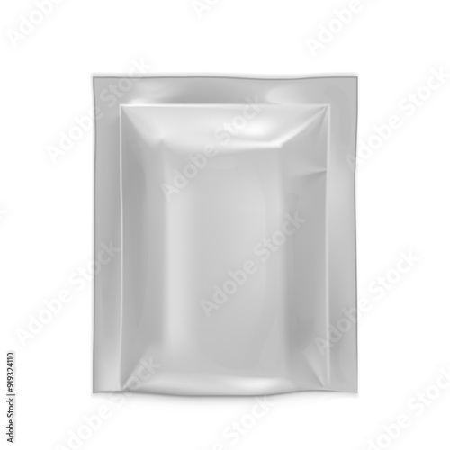 Blank Food Flexible Pouch Glossy Snack Sachet Bag