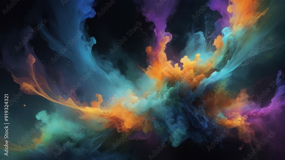 Rainbow Spectrum: A Series of Vibrant Colorful Smokes Rainbow Spectrum: A Series of Vibrant Colorful Smokes