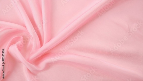 texture of silk fabric in pink delicate color, textile advertising concept, with space for text