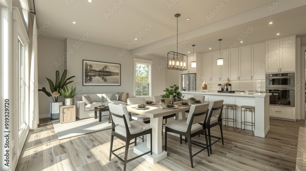 Modern Kitchen and Dining Room Interior Design Modern Kitchen and Dining Room Interior Design