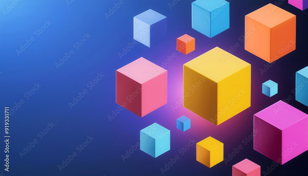 Colorful geometric shapes in a modern design create a vibrant and engaging digital background. Colorful geometric shapes in a modern design create a vibrant and engaging digital background.