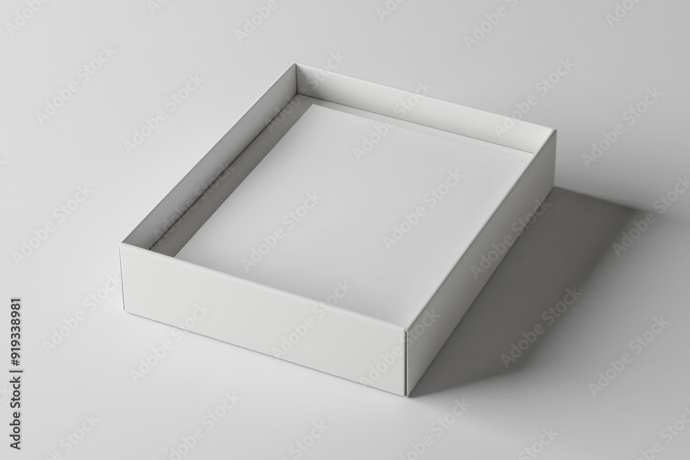 Paper Box Mockup A4 on isolated background created with Generative AI Paper Box Mockup A4 on isolated background created with Generative AI