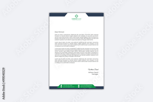 Professional creative letterhead design template
