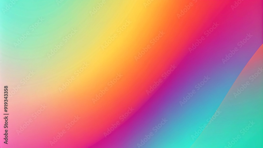 Colorful abstract background featuring a wave pattern in orange, teal, green, and pink with a grainy texture effect,generative ai Colorful abstract background featuring a wave pattern in orange, teal, green, and pink with a grainy texture effect,generative ai