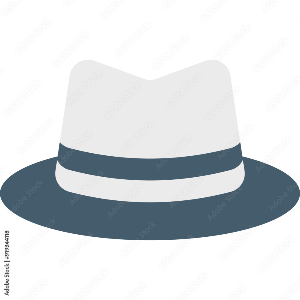 Cowboy vector icon in flat style 