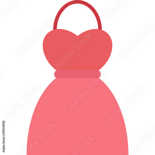 Bodysuit vector icon in flat style 
