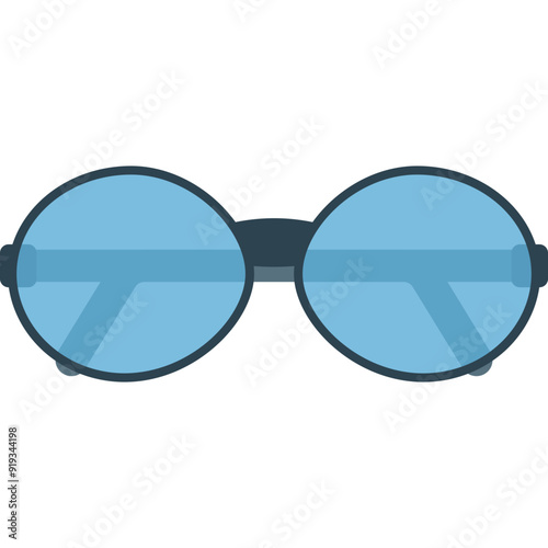 Eyewear vector icon in flat style 