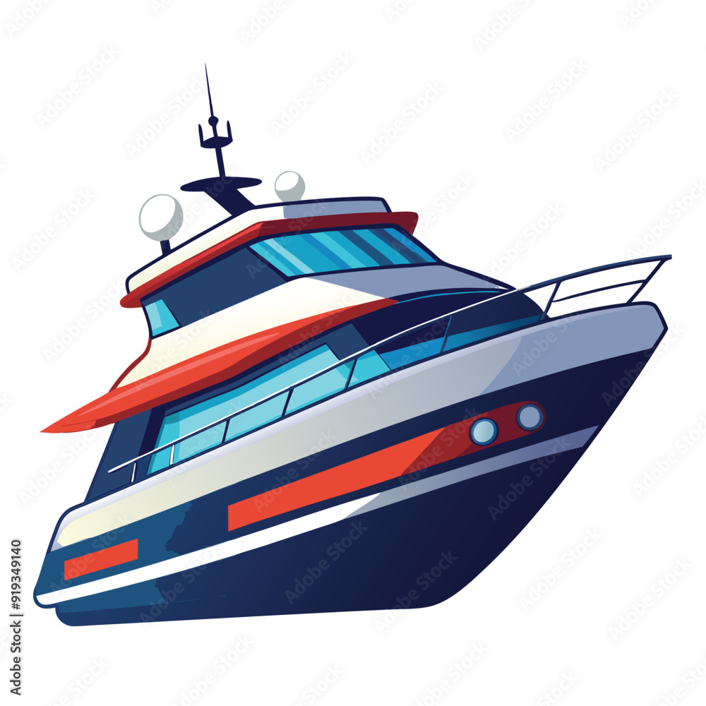 yacht isolated on white background yacht isolated on white background