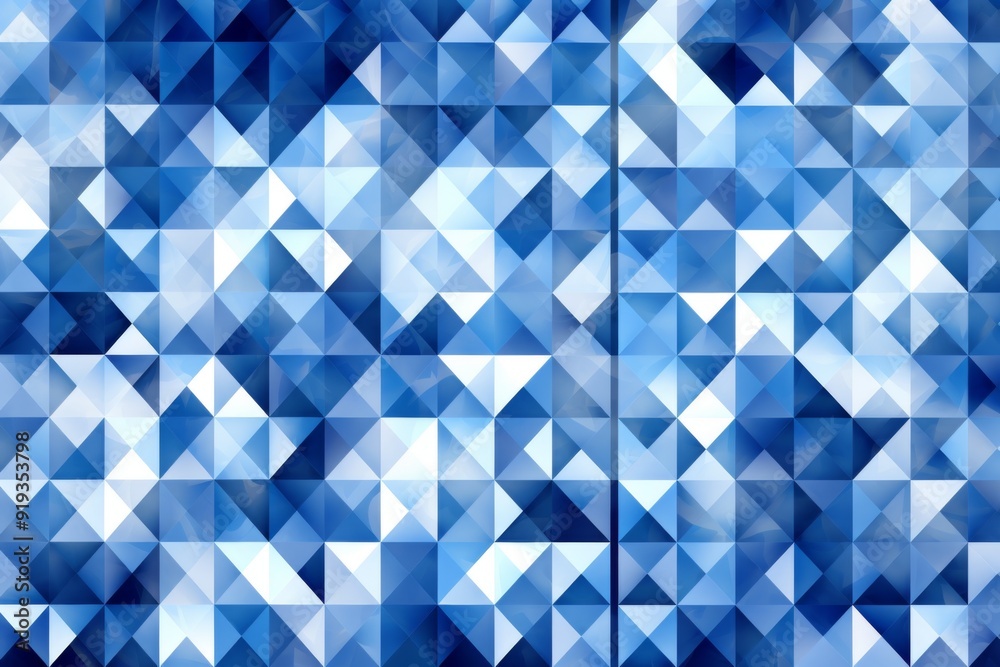 Abstract Blue and White Geometric Pattern Abstract Blue and White Geometric Pattern