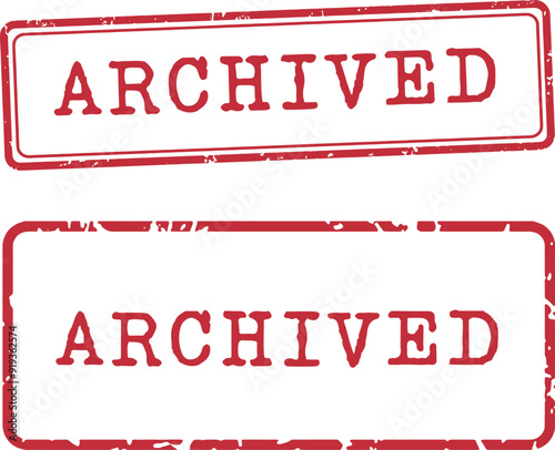 Archived Stamp Vector Set