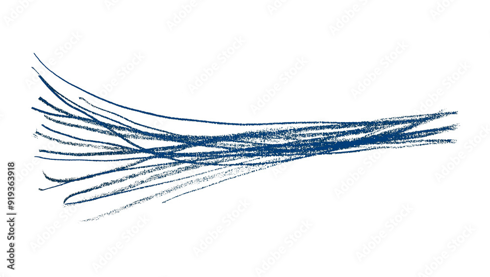 Blue pencil lines on transparent background. Blue pencil lines on transparent background.