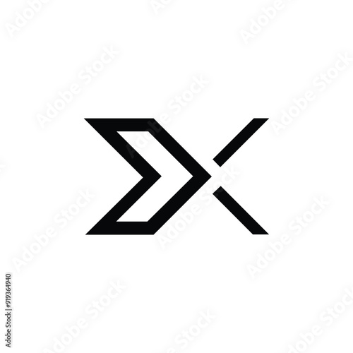 X Logo design V7