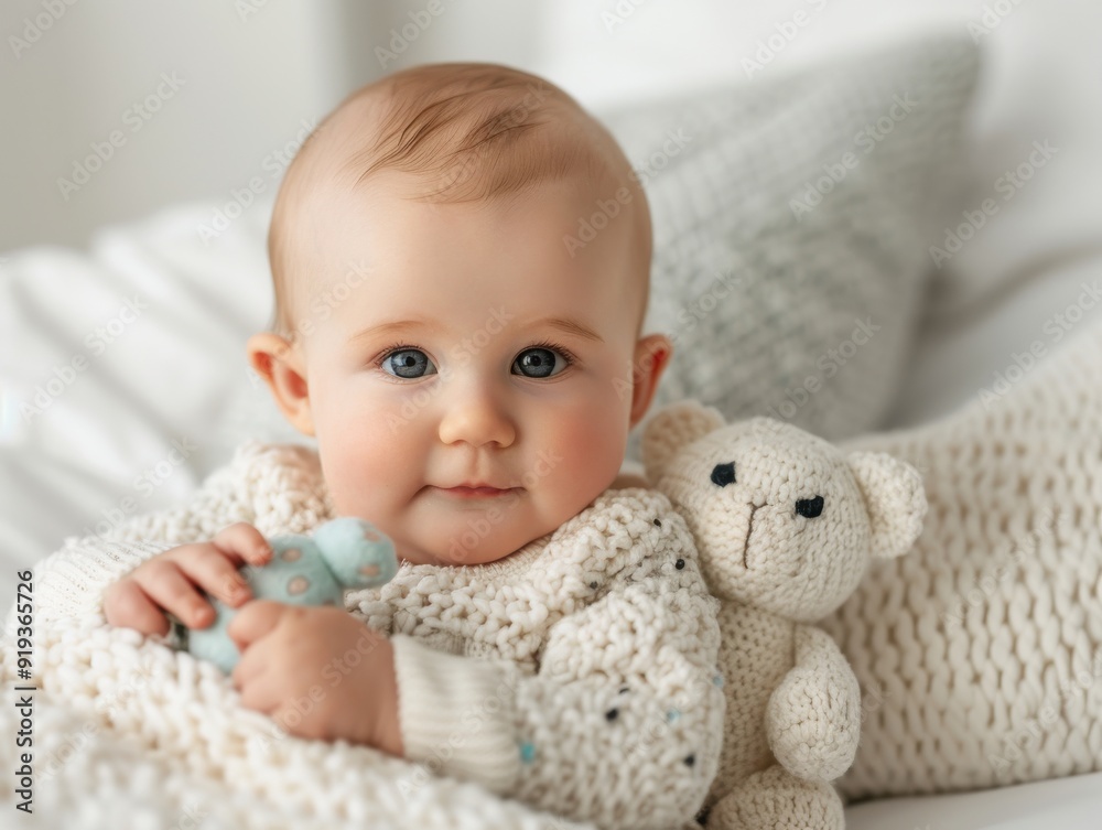 Sweet Baby Cuddling Soft Toy with Delightful Expression Sweet Baby Cuddling Soft Toy with Delightful Expression