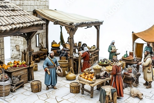 old historic market