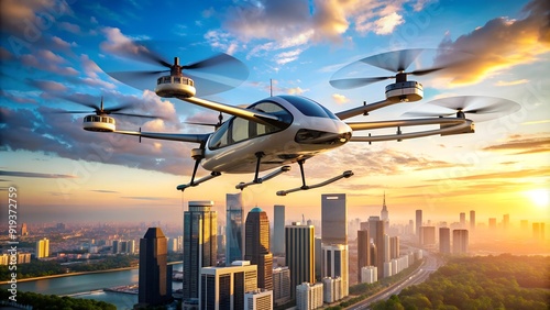 Develop a battery technology for drone air taxis with extended flight range in clear skies